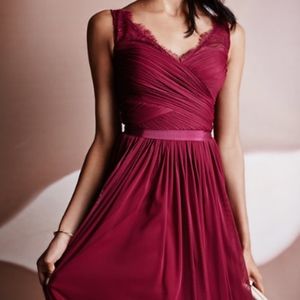 BHLDN Fleur Dress - Black Cherry
